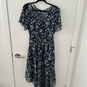 ASTR Tags On Blue Dress